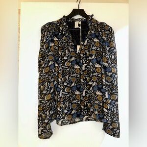 Joie Floral long sleeve blouse